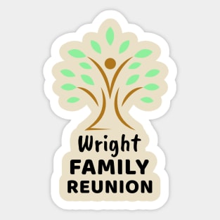 Wright Family Reunion Sticker